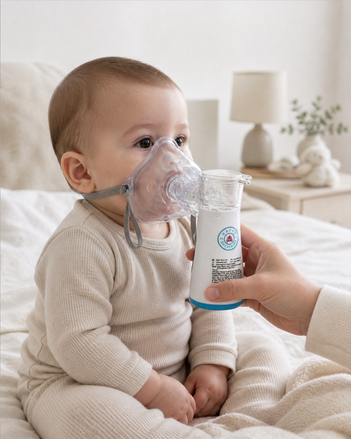 Happy Breathing Portable Nebulizer for kids | Rechargeable Mesh Nebulizer